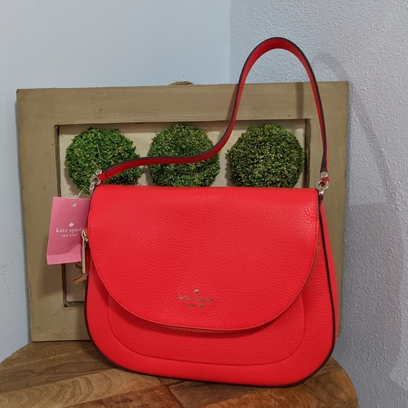 ♥️SOLD♥️ Kate Spade 'Leila' Geranium shoulder bag - Picture 2 of 10